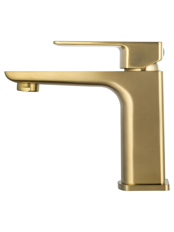 Смеситель для раковины Wonzon & Woghand Edge WW-88139003-BG цвет Брашированное золото