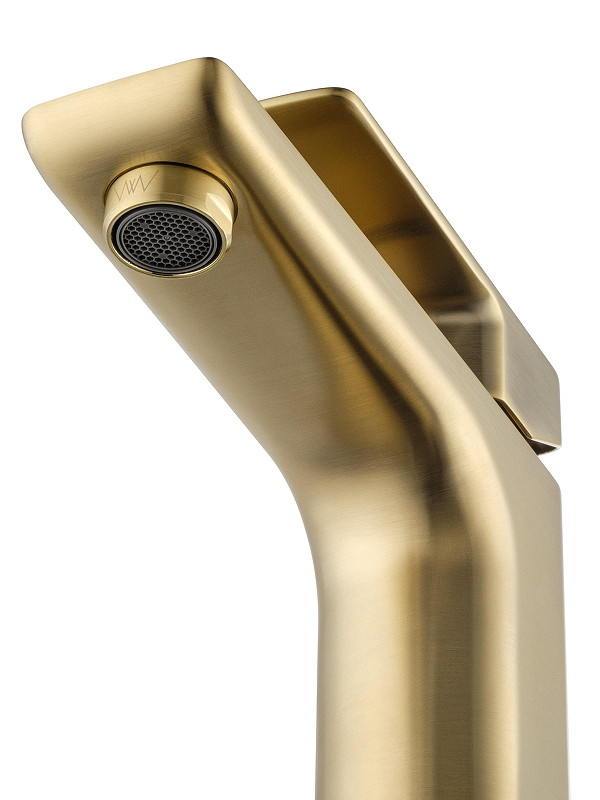 Смеситель для раковины Wonzon & Woghand Edge WW-88139003-BG цвет Брашированное золото