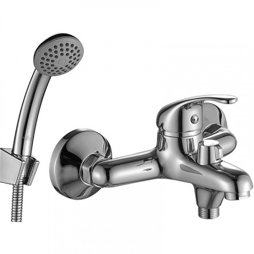 Смеситель для ванны Rossinka A35-30 Хром латунь на стену