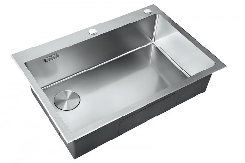 Кухонная мойка ZorG Lux 75 L LUX 7551-L цвет Нержавеющая сталь