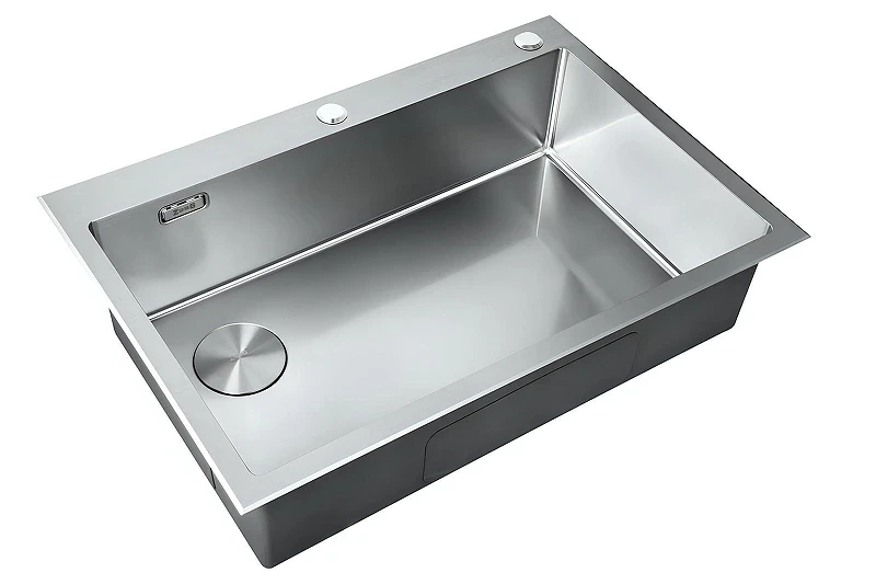 Кухонная мойка ZorG Lux 75 L LUX 7551-L цвет Нержавеющая сталь