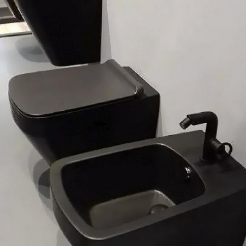 Биде Simas Baden Baden BB19neromatt*1 подвесное Черное матовое