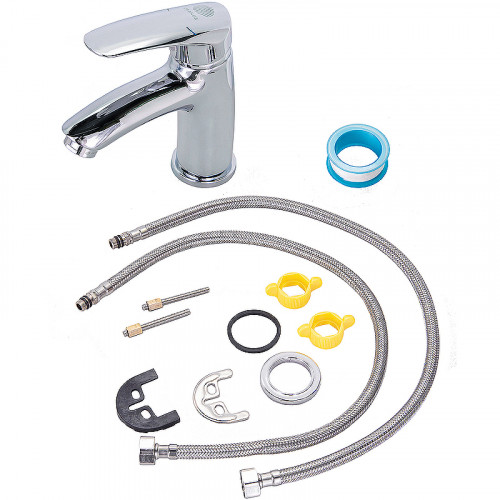 Смеситель для раковины Orange Alfi M18-021cr Хром на столешницу