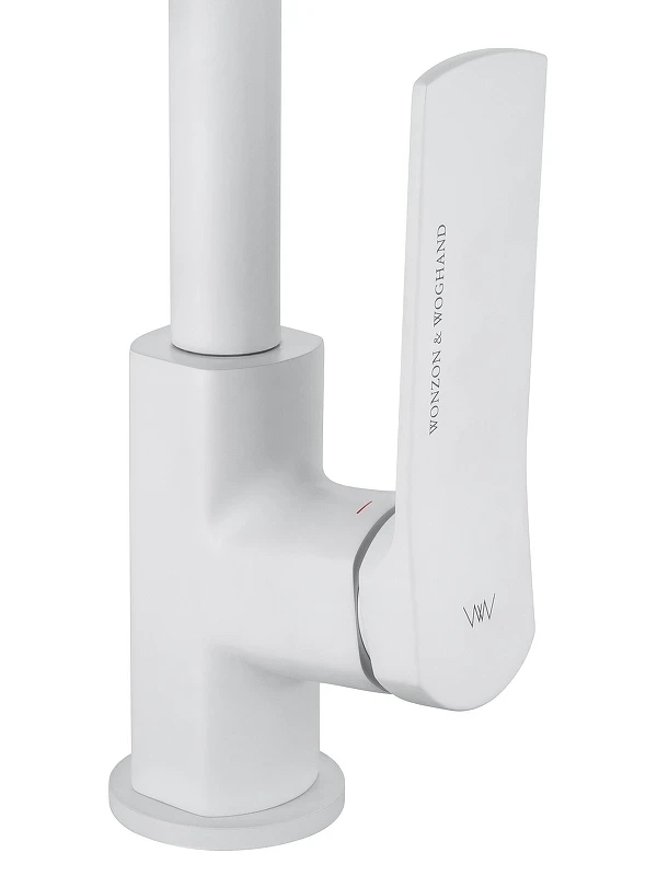 Смеситель для кухни Wonzon & Woghand WW-L1006-MW цвет Белый матовый