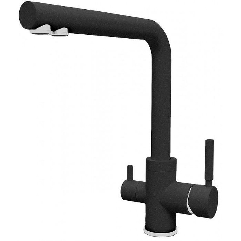 Смеситель для кухни Florentina Альдо 333.40H.2123.102 цвет Черный