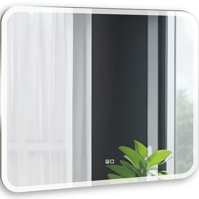 Зеркало Silver Mirrors Стив-2 100 ФР-00001937 с подсветкой с сенсорным выключателем и подогревом стекло