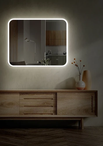 Зеркало Silver Mirrors Стив-2 100 ФР-00001937 с подсветкой с сенсорным выключателем и подогревом стекло