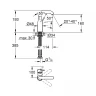 Смеситель для раковины Grohe Essence+ 23463001 Хром латунь