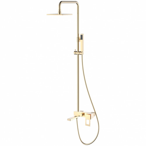Душевая система Boheme Q 148-GG Золото латунь на стену