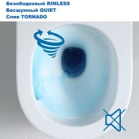 Унитаз WeltWasser Merzbach 043 MT-BL 10000009940 подвесной Черный матовый с сиденьем Микролифт фаянс подвесной