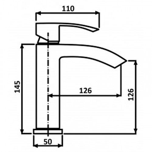 Смеситель для раковины ALMAes Luara TVZ-0903 Хром