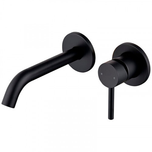 Смеситель для раковины Caprigo Don 53-027-NER Черный матовый латунь встраиваемый