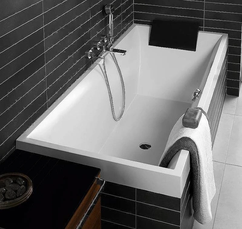 Квариловая ванна Villeroy&Boch Squaro 170x75 UBQ170SQR2V-01 без гидромассажа
