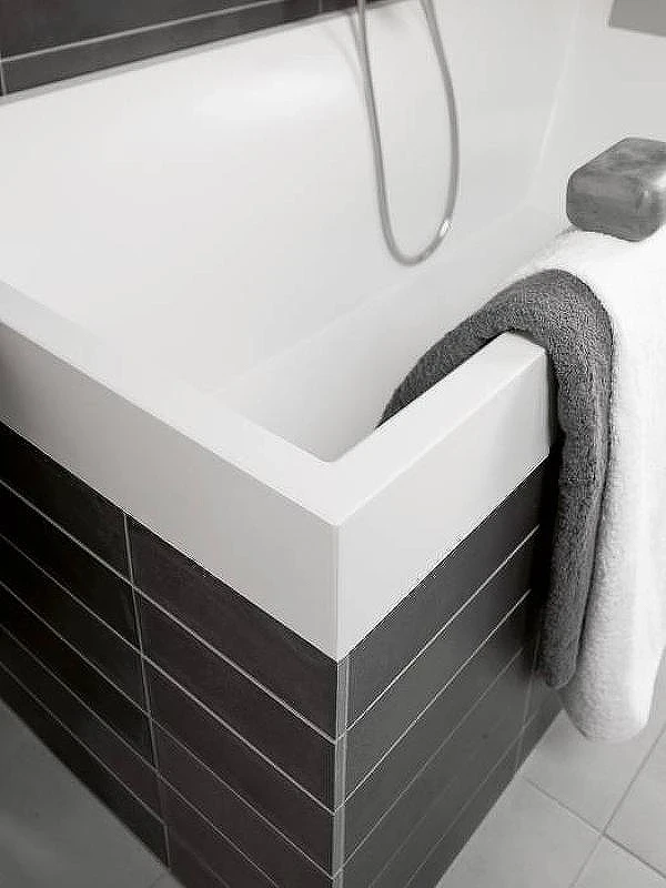 Квариловая ванна Villeroy&Boch Squaro 170x75 UBQ170SQR2V-01 без гидромассажа