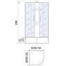Душевая кабина River Nara Light 90х90 МТ Б/К 10000003576 с поддоном
