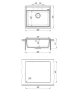 Кухонная мойка Abber Quarz 60 AQ2902W цвет Белый