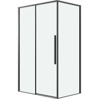 Душевой уголок Grossman Galaxy 140х90 120.K33.01.1490.21.00 профиль Черный матовый стекло прозрачное