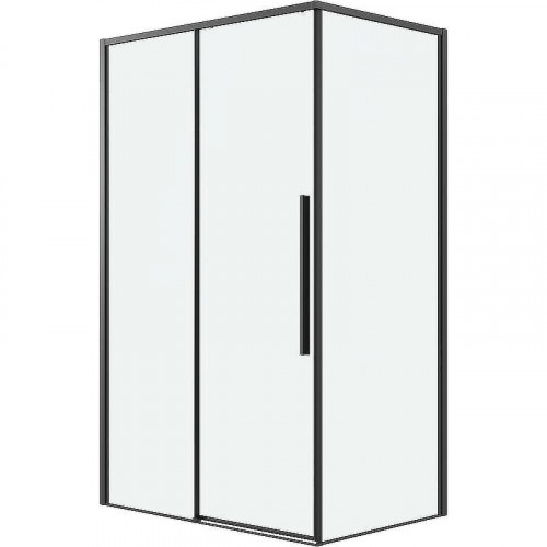 Душевой уголок Grossman Galaxy 140х90 120.K33.01.1490.21.00 профиль Черный матовый стекло прозрачное