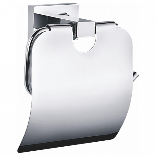 Держатель туалетной бумаги Wonzon &amp; Woghand Flat WW-9726 с крышкой цвет Хром