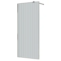 Душевая перегородка Azario Walk-In 120 AZ-271-120-CH-CRF профиль Хром стекло рифленое