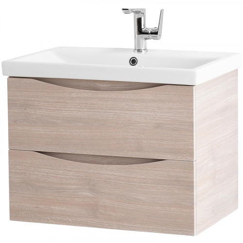 Тумба под раковину BelBagno Marino-Cer 60 MARINO-CER-600-2C-SO-RG-P подвесная Rovere Grigio МДФ / ЛДСП