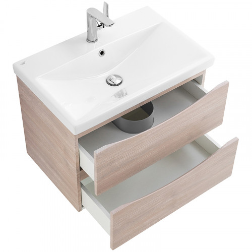 Тумба под раковину BelBagno Marino-Cer 60 MARINO-CER-600-2C-SO-RG-P подвесная Rovere Grigio МДФ / ЛДСП