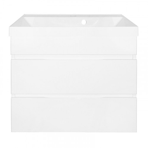 Тумба с раковиной Azario Эстима 60 CS00094582 подвесная цвет Белый глянцевый