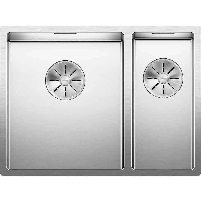 Кухонная мойка Blanco Claron 340/180-U L 521609 Нержавеющая сталь с зеркальной полировкой нержавеющая сталь встраиваемый