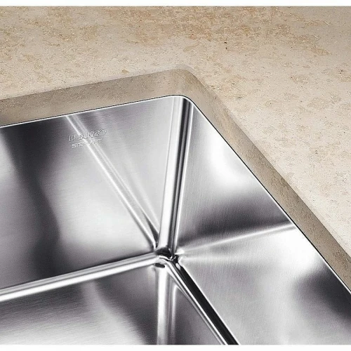 Кухонная мойка Blanco Claron 340/180-U L 521609 Нержавеющая сталь с зеркальной полировкой нержавеющая сталь встраиваемый
