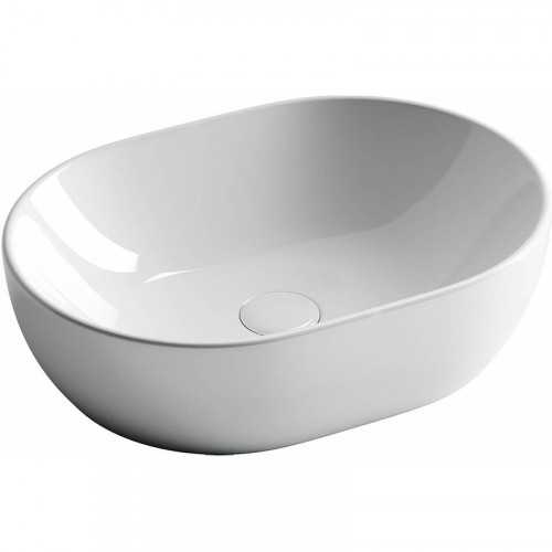 Раковина-чаша Ceramicanova Element 48 CN6019 Белая фарфор накладная