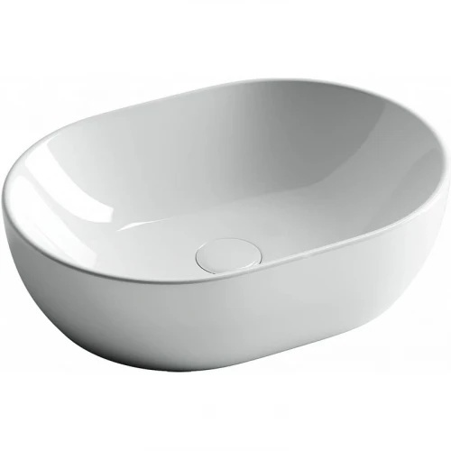 Раковина-чаша Ceramicanova Element 48 CN6019 Белая фарфор накладная