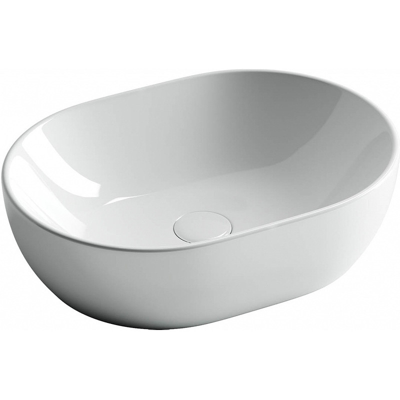 Раковина-чаша Ceramicanova Element 48 CN6019 Белая фарфор накладная