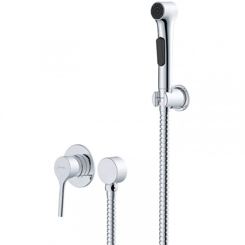 Гигиенический душ со смесителем Jacob Delafon Elate E24610-CP Хром латунь встраиваемый