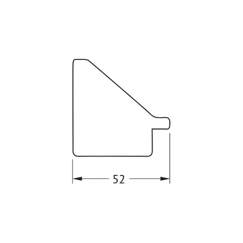 Зеркало Evoform Octagon 64х64 BY 7403 в багетной раме - Травленое серебро 52
