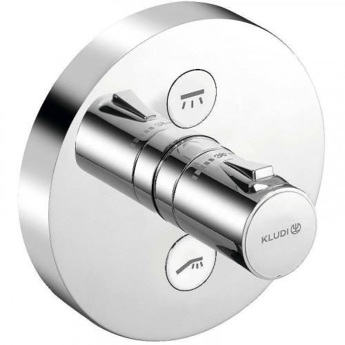 Смеситель для душа Kludi Push 389120538 с термостатом Хром