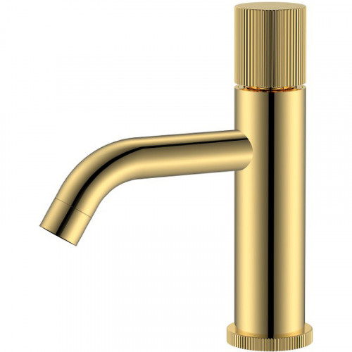 Смеситель для раковины Boheme Stick 121-GG.3 Золото латунь