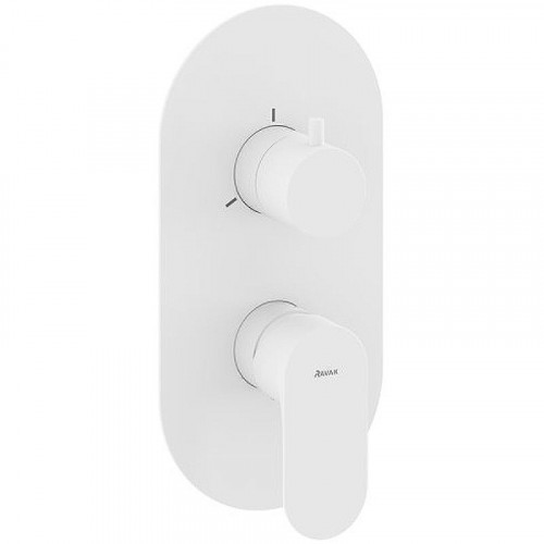 Смеситель для душа Ravak Eleganta EL 068.10WV.O3 X070260 Белый вельвет