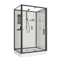Душевая кабина Niagara Standart 120х90 ST120/90/15Q/BL/BK без гидромассажа