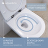 Унитаз с инсталляцией DIWO Aqueduto Ovo Tornado OVOT0110 + DIWO 4501 с сиденьем Микролифт с клавишей смыва цвет Глянцевый белый