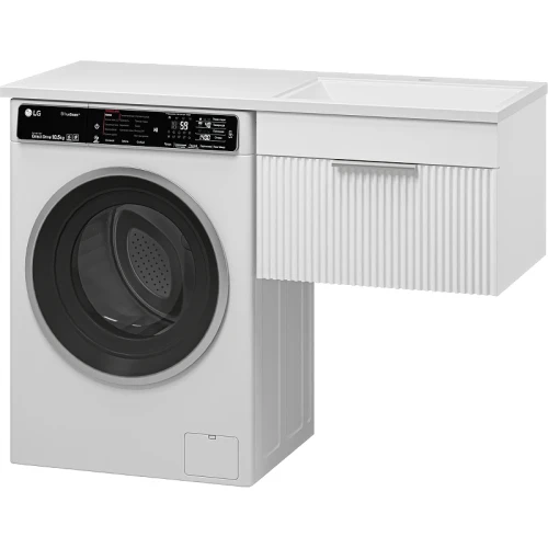 Тумба под раковину Brevita Enfida 120 ENF-09060-011Я подвесная Белая матовая МДФ / ЛДСП