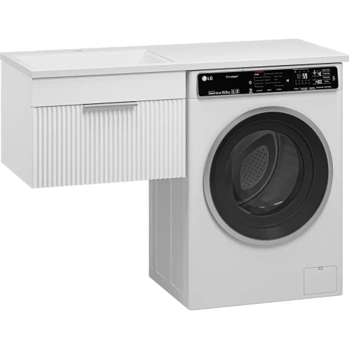 Тумба под раковину Brevita Enfida 120 ENF-09060-011Я подвесная Белая матовая МДФ / ЛДСП