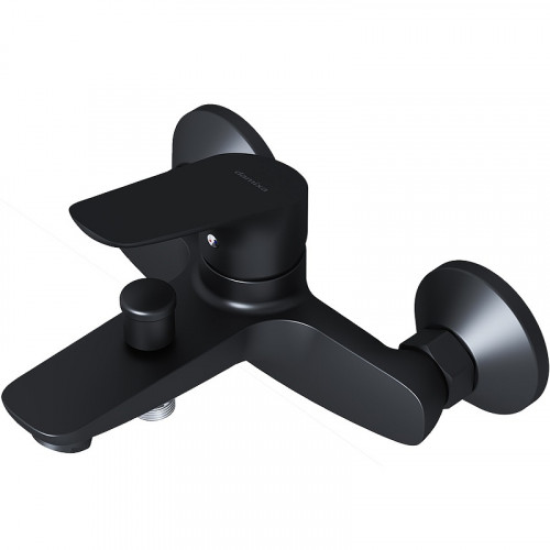 Смеситель для ванны Damixa Jupiter 771000301 Черный матовый латунь на стену