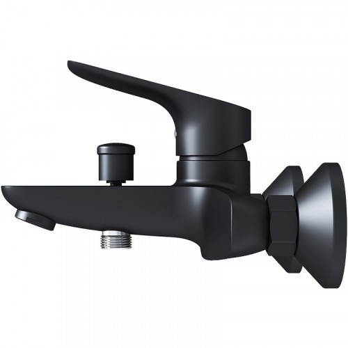 Смеситель для ванны Damixa Jupiter 771000301 Черный матовый латунь на стену