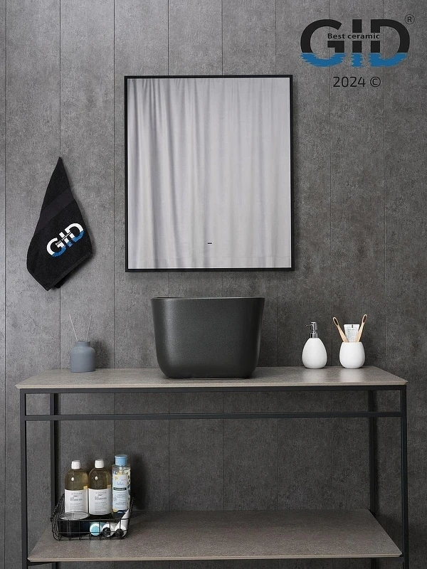 Раковина-чаша Gid Creativo 36 N9301bg 53356 цвет Черный графит