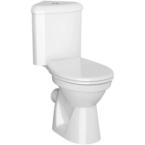 Унитаз компакт Vitra Arkitekt 9754B003-7200 угловой с бачком и сиденьем фарфор напольный