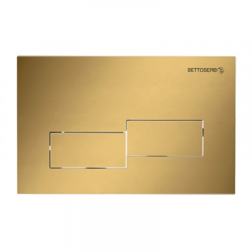 Инсталляция Bettoserb Sava Fix Slim SET40006483 для унитаза с клавишей смыва цвет Золото матовое