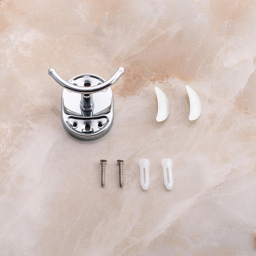 Двойной крючок Ростовская Мануфактура Сантехники A5021 Хром