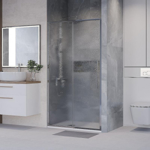 Душевая дверь Niagara Nova 140 NG-65-14CH профиль Хром стекло прозрачное