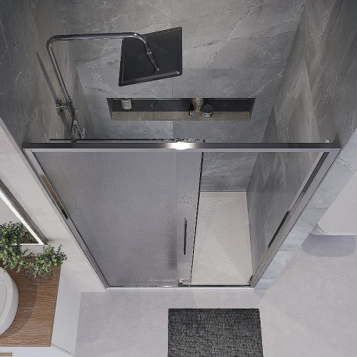 Душевая дверь Niagara Nova 140 NG-65-14CH профиль Хром стекло прозрачное