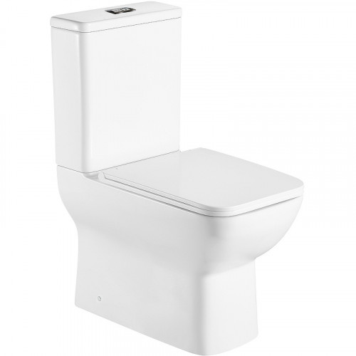 Унитаз компакт WeltWasser Innbach 001 GL-WT 10000009968 с бачком и сиденьем Микролифт фаянс напольный